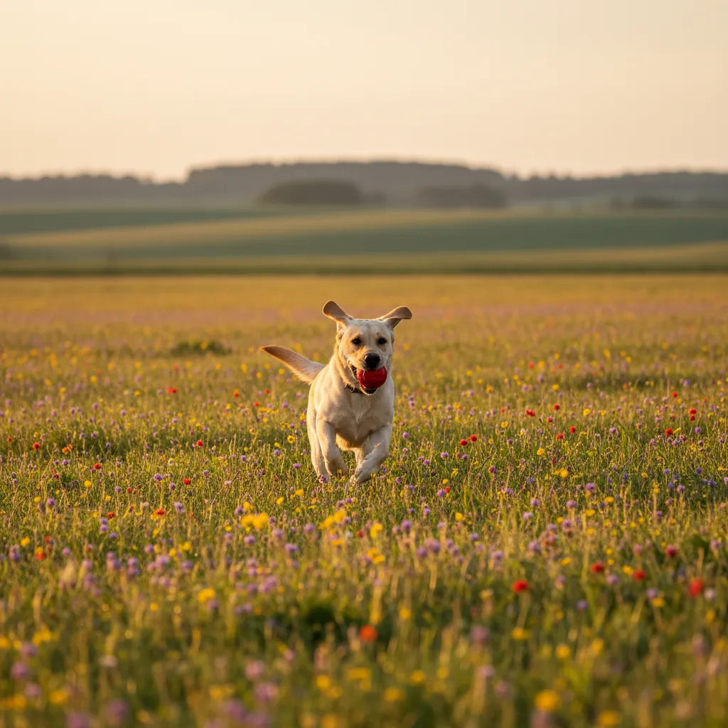 Labrador Retrievers are high-energy large breeds that need at least 60 to 90 minutes of daily exercise to stay healthy and happy