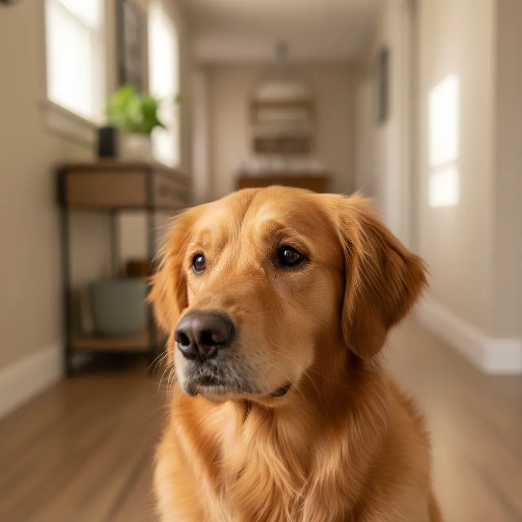 Whale eye, where the whites of the eyes become visible, is one of the earliest and most commonly missed signs of dog anxiety