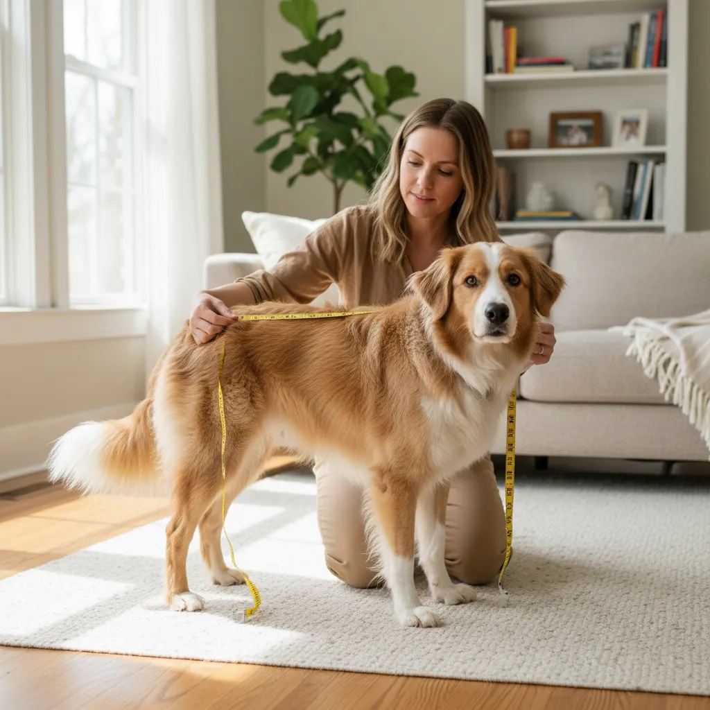 Measuring your dog from nose to tail base ensures you select a bed that is long enough for comfortable stretching