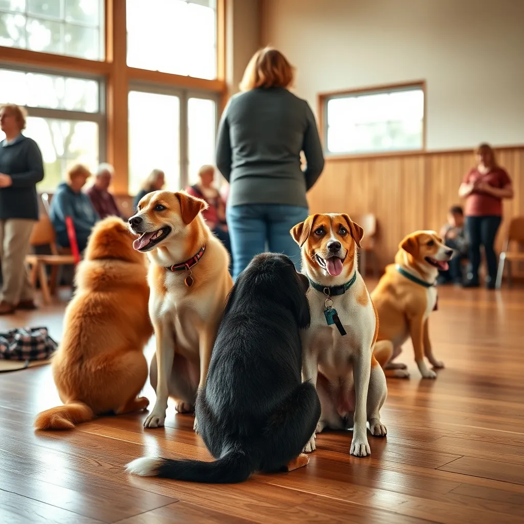 Group obedience classes offer an affordable way to train your dog while building socialisation skills
