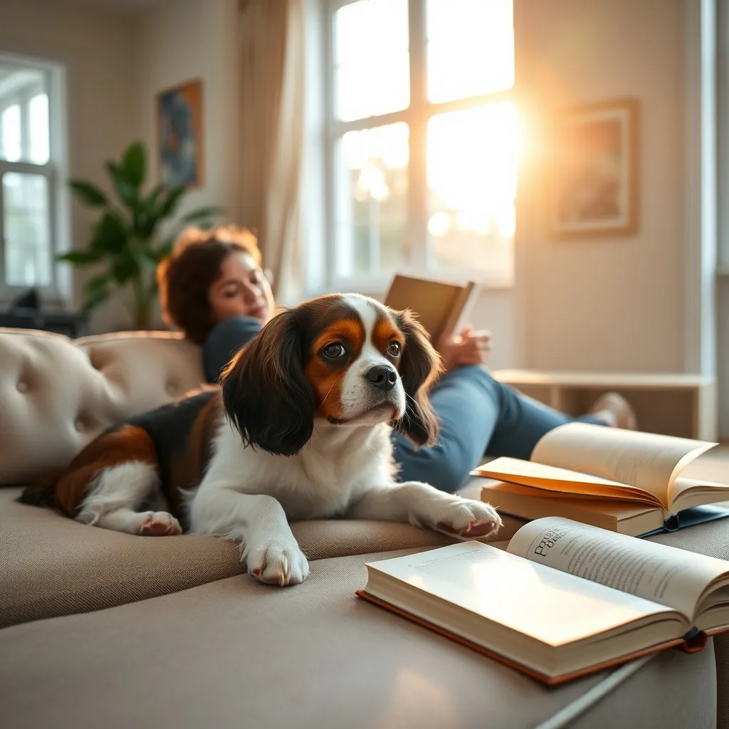 The Cavalier King Charles Spaniel adapts perfectly to a calm indoor lifestyle while staying ready for outdoor adventures