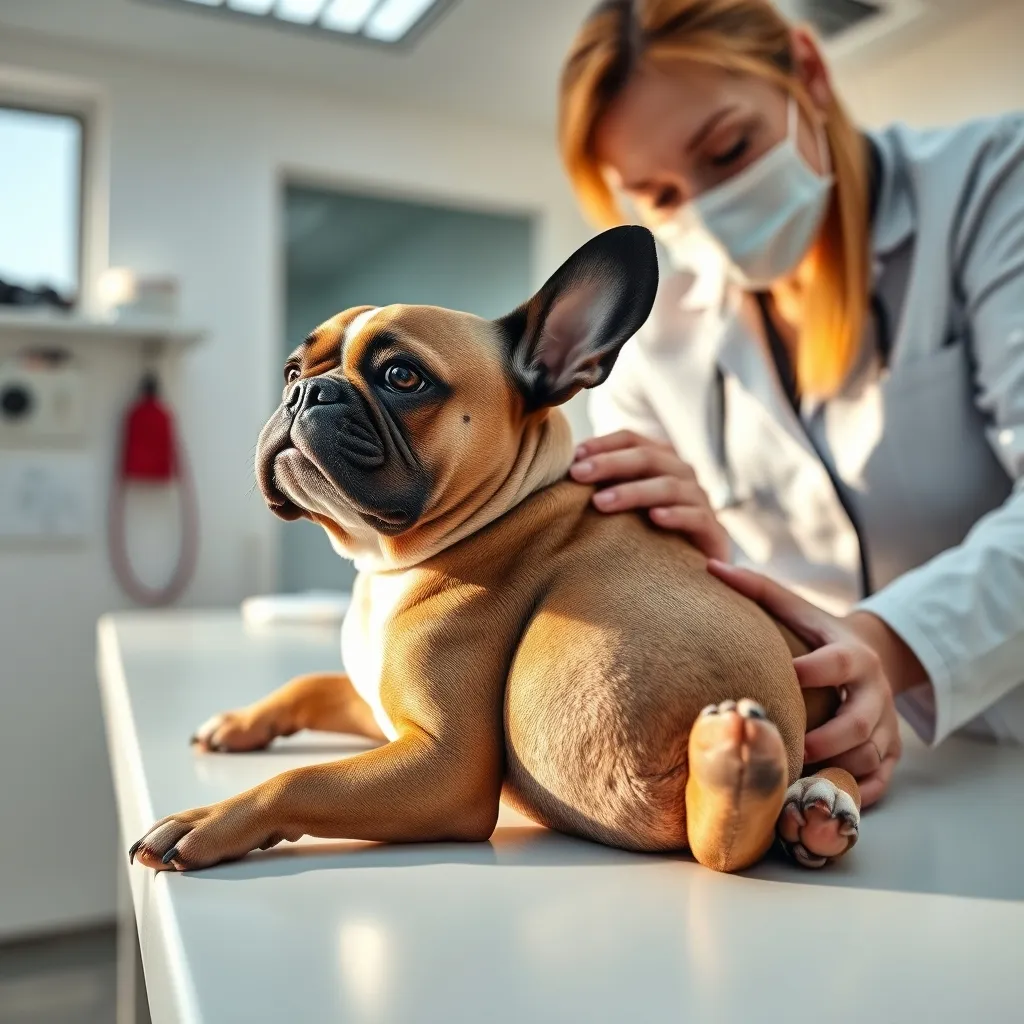 A veterinary examination is essential to rule out pain-related causes of sudden aggression in French Bulldogs
