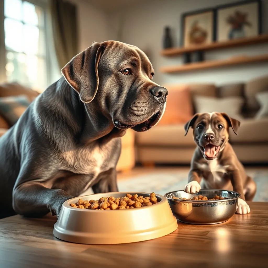 Senior dogs and puppies have very different calorie requirements and meal frequencies