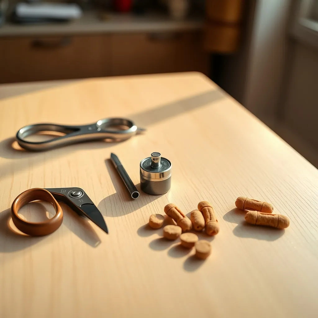 Essential nail trimming supplies: clippers, grinder, styptic powder, and plenty of treats