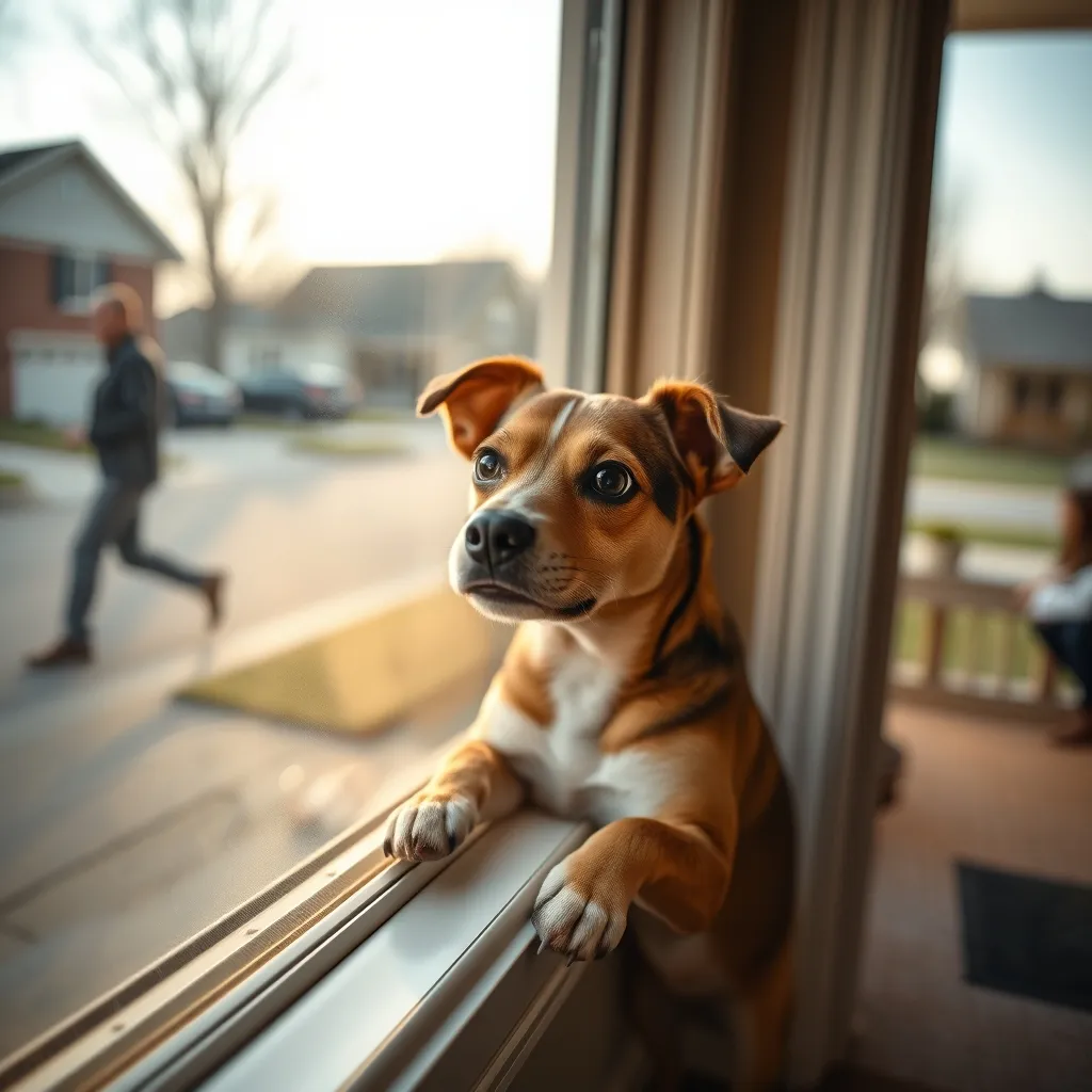 Dogs who watch through windows all day receive constant triggers that reinforce barking