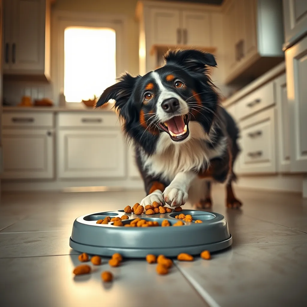 Puzzle feeders and enrichment toys help reduce boredom-based barking by engaging your dog's mind
