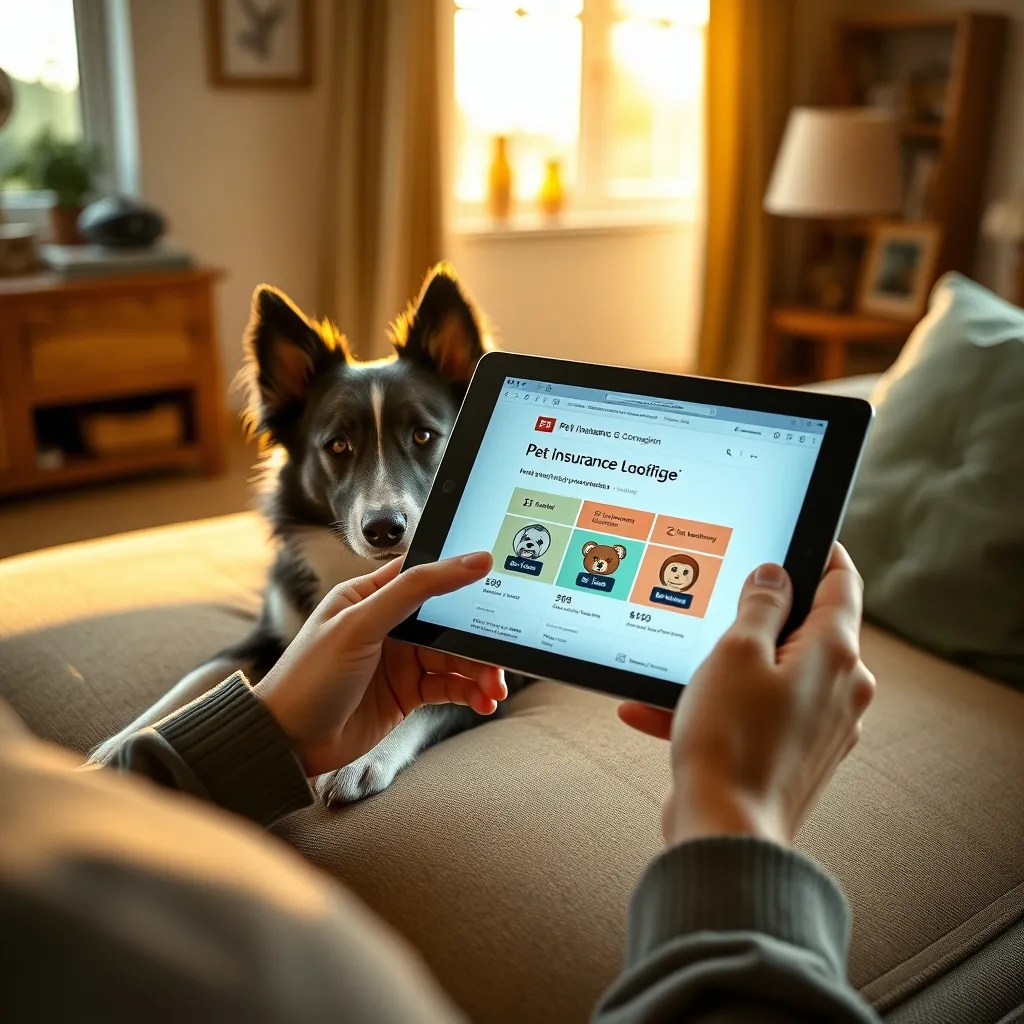 Comparing pet insurance quotes online is essential to find the best deal for a senior dog