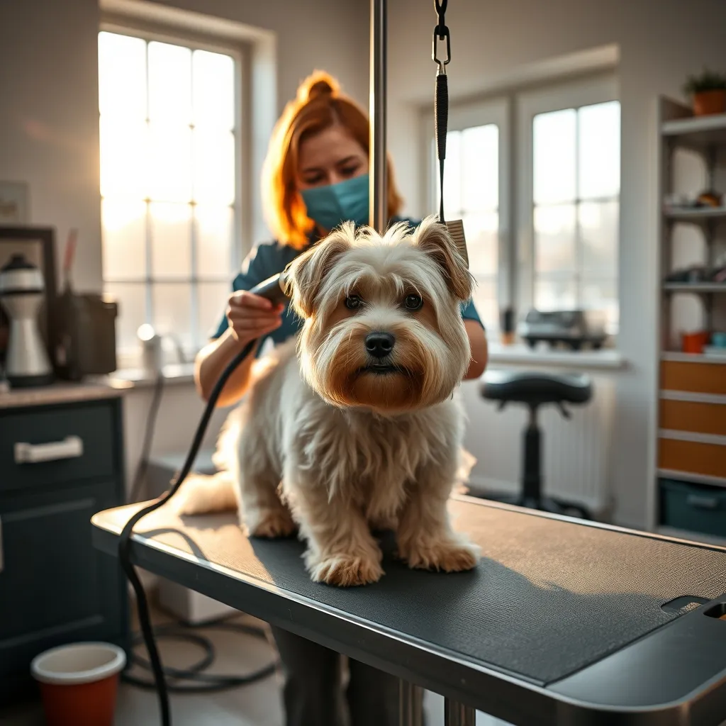 Regular professional grooming is essential for non-shedding breeds like the Wheaten Terrier