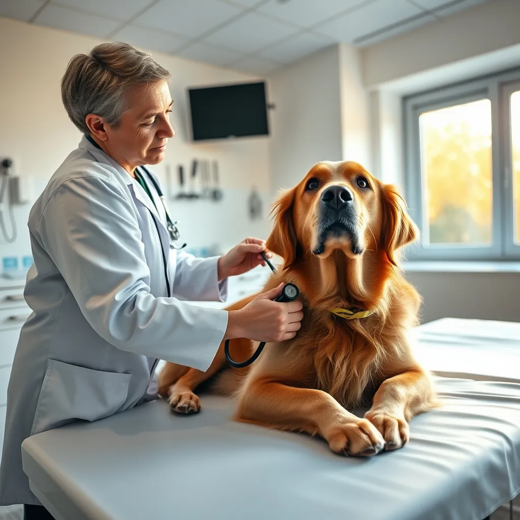 Regular veterinary check-ups become increasingly important as dogs enter their senior years