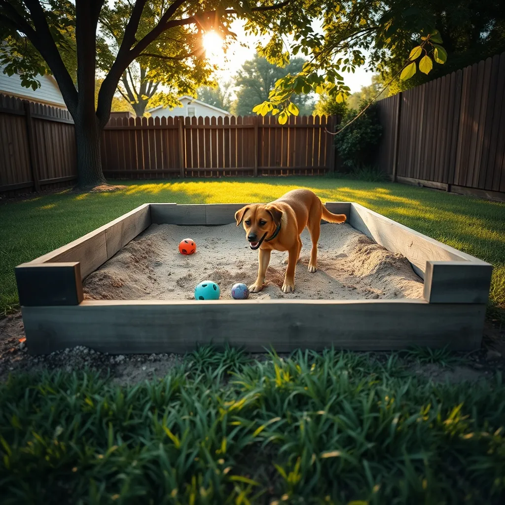 A designated digging zone gives dogs a rewarding, approved outlet for their natural excavation instinct